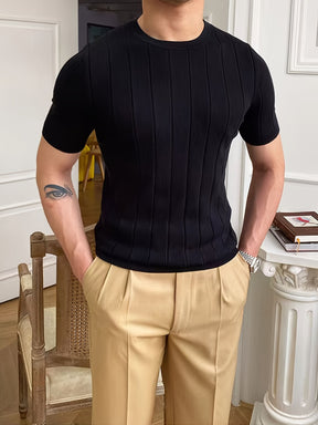Camisa Masculina Casual Clássica em Tricô Loja Viego camisa masculina Camisa Masculina Casual Camisa Masculina Casual Clássica em Tricô Camisa Masculina em trico