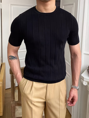 Camisa Masculina Casual Clássica em Tricô Loja Viego camisa masculina Camisa Masculina Casual Camisa Masculina Casual Clássica em Tricô Camisa Masculina em trico