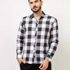 Camisa Xadrez Preta Masculina Manga Longa Empório