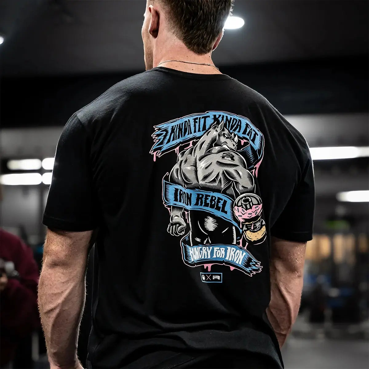 Camiseta Academia Esportiva Masculina Rhino Preto Loja Viego camisa academia camisa esportiva camiseta academia Camiseta Academia Esportiva Masculina Rhino camiseta academia masculina camiseta de academia camiseta para academia