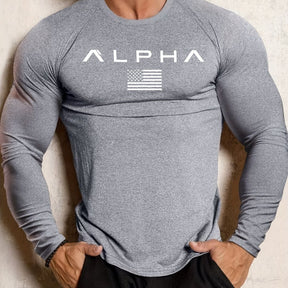 Camiseta Masculina para Academia Esportiva Alpha Loja Viego camisa academia camisa esportiva camiseta academia camiseta academia masculina camiseta de academia Camiseta Masculina para Academia Esportiva Alpha camiseta para academia