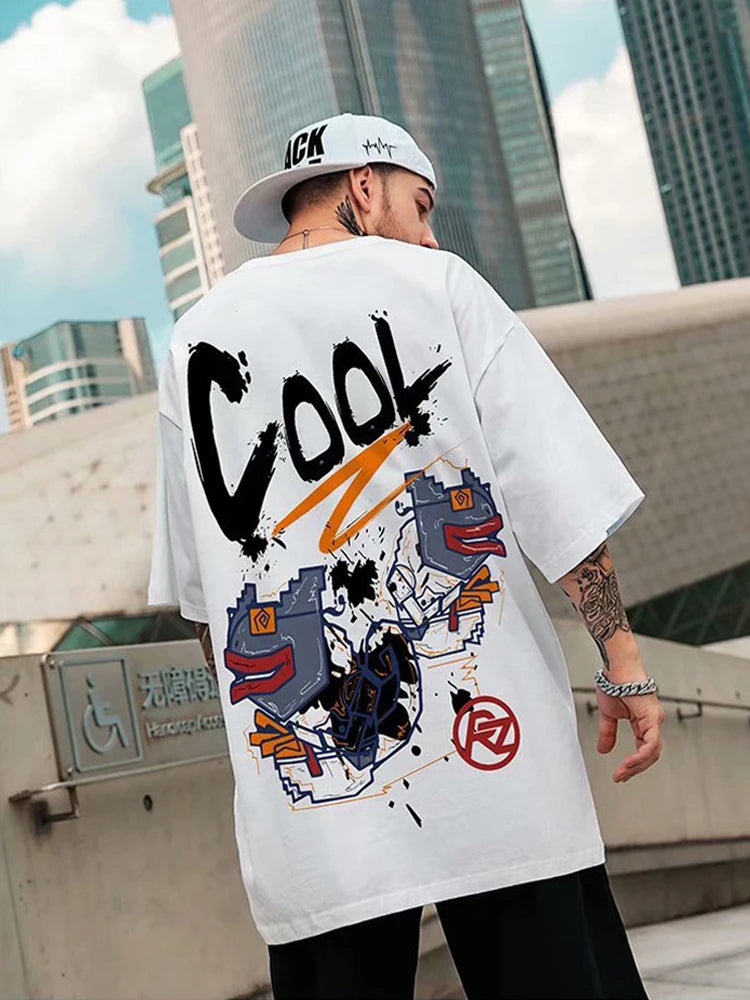 Camiseta Oversized Masculina - Cool Streetwear Loja Viego camisa oversized preta camiseta casual oversized camiseta oversized Camiseta Oversized Masculina - Cool Streetwear oversized