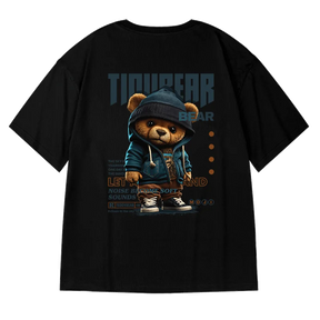 Camiseta Oversized Masculina Bear Loja Viego camiseta casual oversized camiseta oversized camiseta oversized masculina Camiseta Oversized Masculina Bear oversized