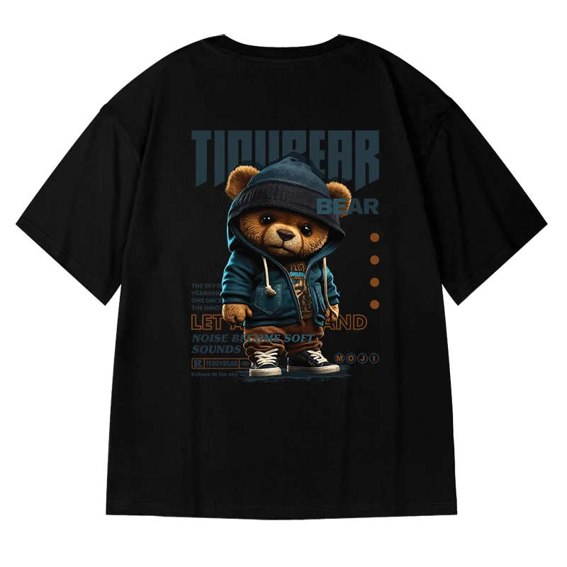 Camiseta Oversized Masculina Bear Loja Viego camiseta casual oversized camiseta oversized camiseta oversized masculina Camiseta Oversized Masculina Bear oversized