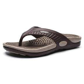 Chinelo Masculino Massageador Comfort Marrom Loja Viego chinelo masculino Chinelo Masculino Massageador Comfort Chinelo ortopedico massageador Chinelo Ortopédico