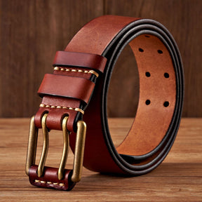 Cinto Masculino Couro Genuíno Artesanal Vintage Viego