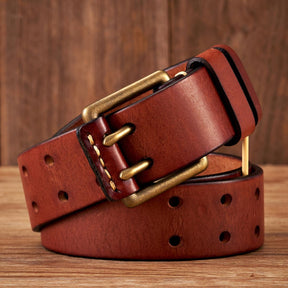 Cinto Masculino Couro Genuíno Artesanal Vintage Viego