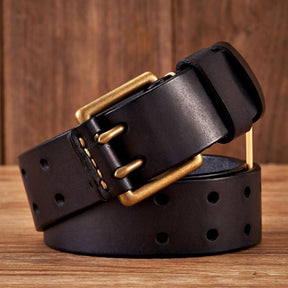 Cinto Masculino Couro Genuíno Artesanal Vintage Viego
