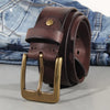 Cinto Masculino Couro Genuíno Vintage Luxo Artesanal