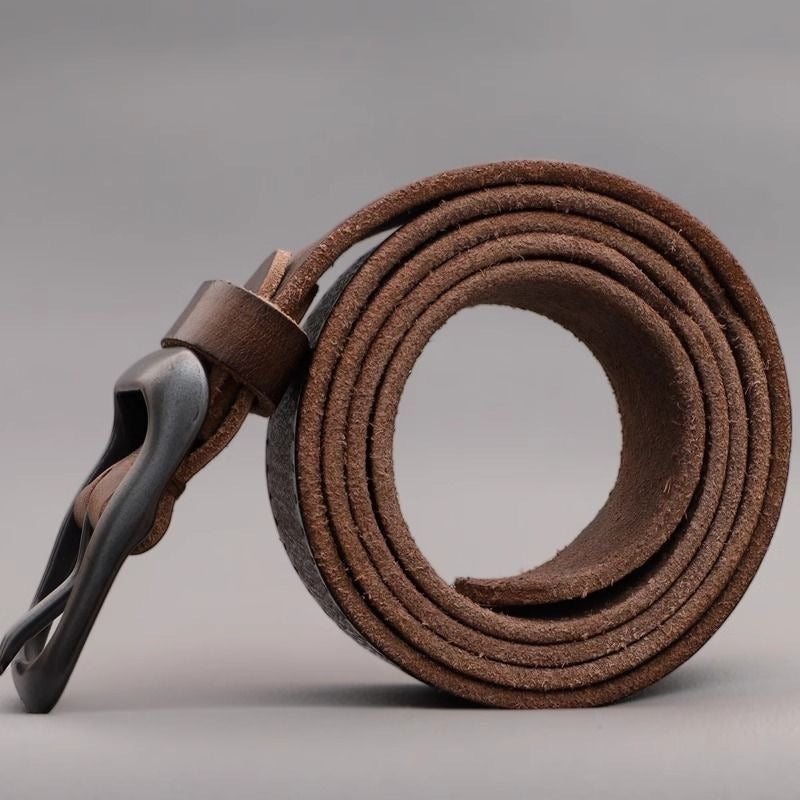 Cinto Masculino de Couro Genuíno Retrô Viego Loja Viego
