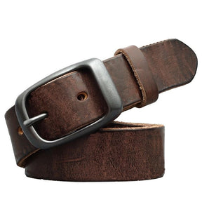 Cinto Masculino de Couro Genuíno Retrô Viego Loja Viego