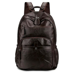 Mochila de Couro Masculina Modelo Veron Marrom Loja Viego Mochila de Couro Masculina Modelo Veron