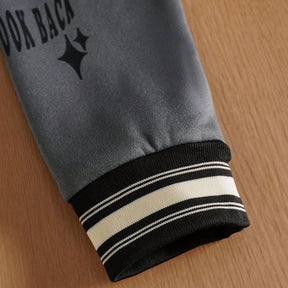 Jaqueta Masculina Preta Varsity Baseball NY Viego Loja Viego