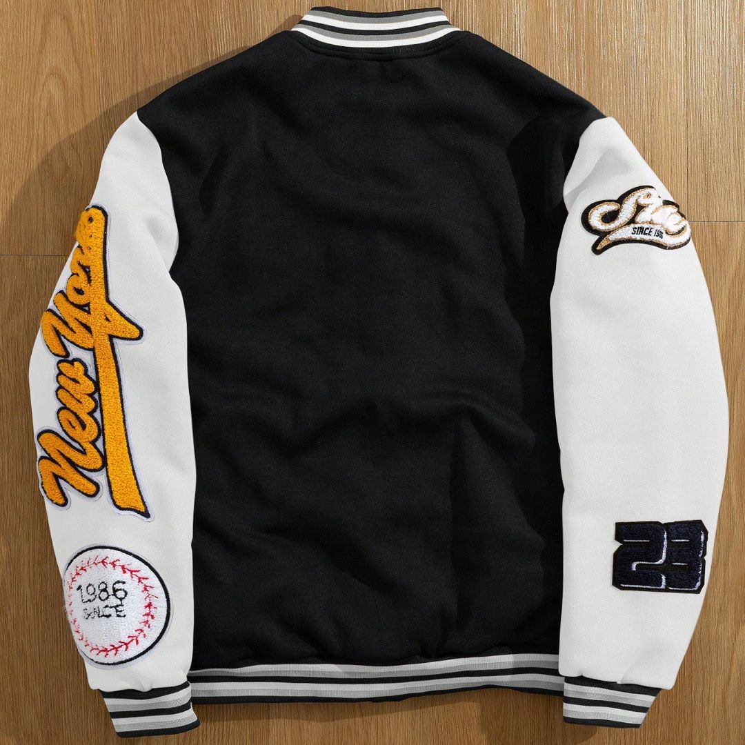 Jaqueta Masculina Varsity Baseball College NY Loja Viego jaqueta baseball masculina jaqueta college masculina jaqueta com gola canelada jaqueta estilo americano jaqueta masculina casual Jaqueta Masculina Varsity Baseball College NY jaqueta universitária masculina jaqueta varsity masculina jaqueta varsity ny jaqueta varsity urbana moda streetwear masculina