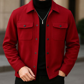 Jaqueta Masculina Casual Vermelha VIE255 EGG Loja Viego jaqueta casual para frio jaqueta casual vermelha jaqueta leve masculina jaqueta masculina casual Jaqueta Masculina Casual Vermelha VIE255 jaqueta masculina moderna jaqueta masculina urbana jaqueta masculina VIE255 jaqueta para meia estação jaqueta vermelha masculina moda masculina casual