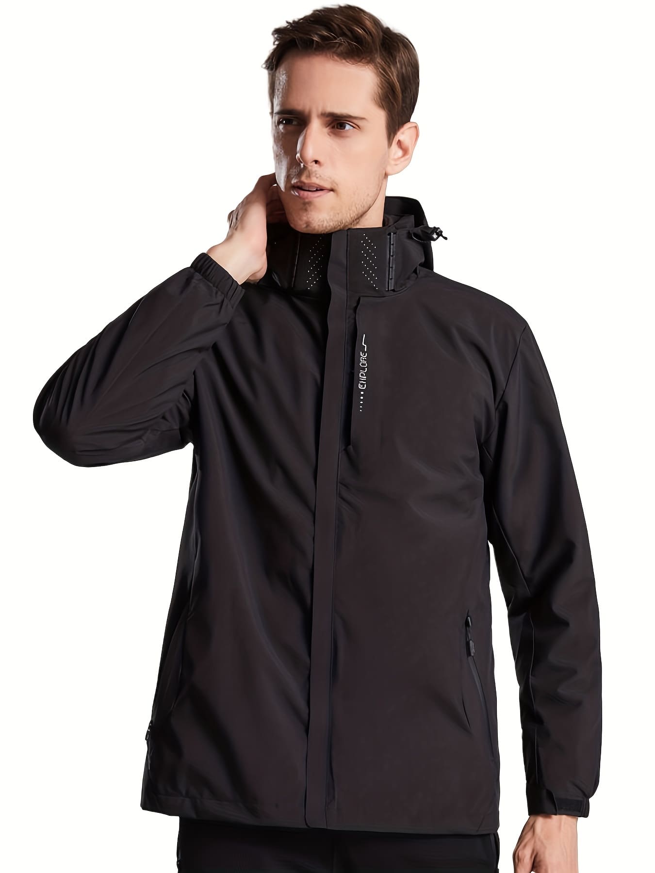 Jaqueta Corta Vento Masculino Preto Hawk Loja Viego blusa corta vento masculino corta vento corta vento masculina preta corta vento masculino corta vento masculino impermeável Jaqueta Corta Vento Masculino Preto Hawk