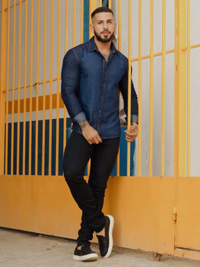Jaqueta Jeans Masculina Manga Longa Escura Loja Viego Jaqueta jeans escura jaqueta jeans escuro Jaqueta Jeans Masculina Manga Longa Escura jaqueta jeans masculino jaqueta masculina jaqueta masculina jeans Jaqueta masculina manga longa jaquetas jeans jeans jaqueta