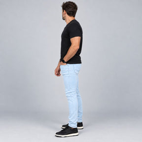 Kit 2 Calças Jeans Masculinas Slim Fit com Elastano Viego