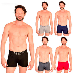 Kit 5 Cueca Boxer Men Respirável Loja Viego cueca cueca box Cueca Boxer Microfibra Kit 5 Cueca Boxer Men Respirável kit boxer microfibra kit camisetas masculinas