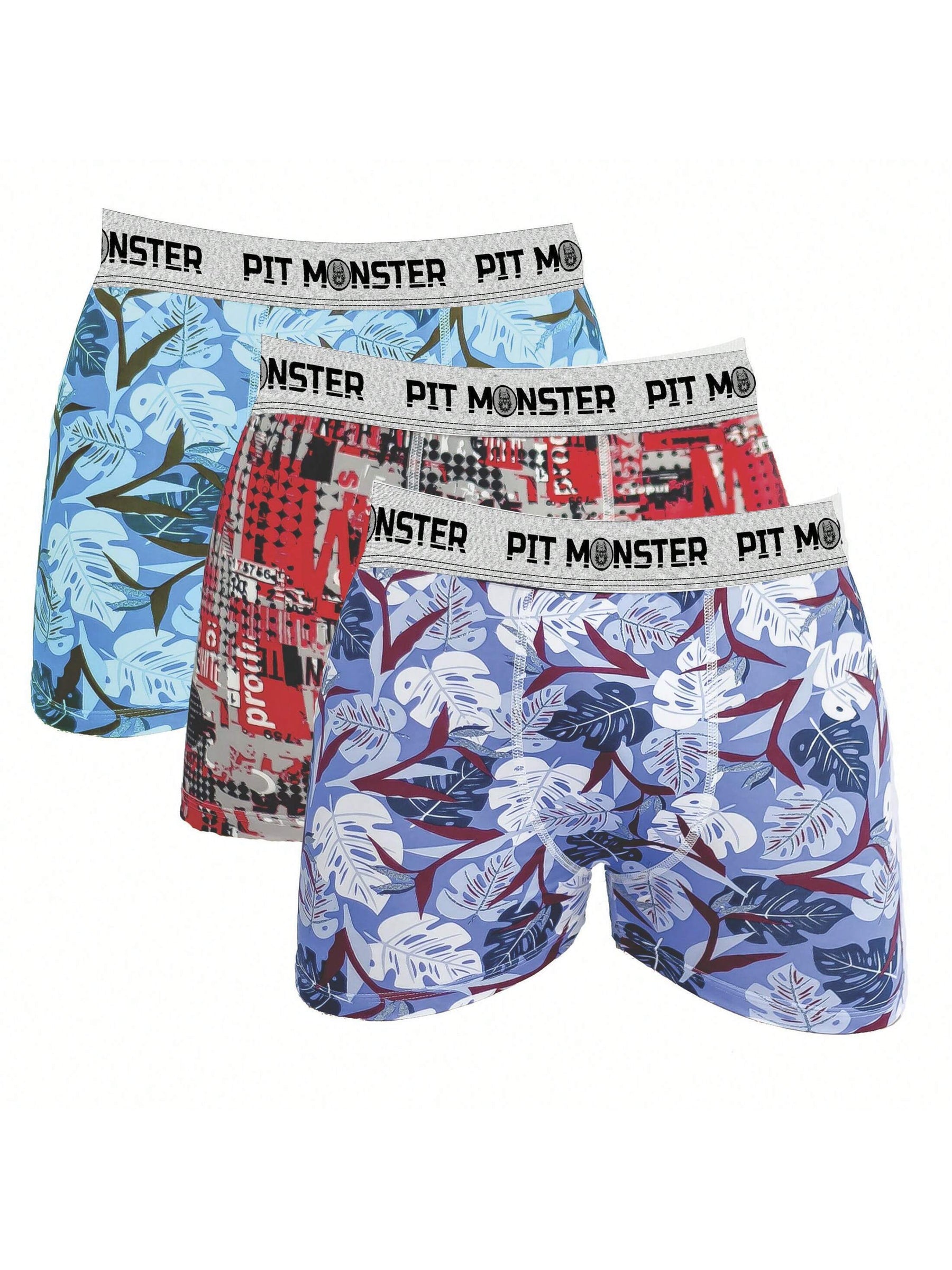 Kit 10 Cuecas Boxers Masculinas Pit Monster Loja Viego cueca cueca box Cueca Boxer Microfibra cueca masculina Kit 10 Cuecas Boxers Masculinas Pit Monster kit boxer microfibra kit camisetas masculinas kit cueca