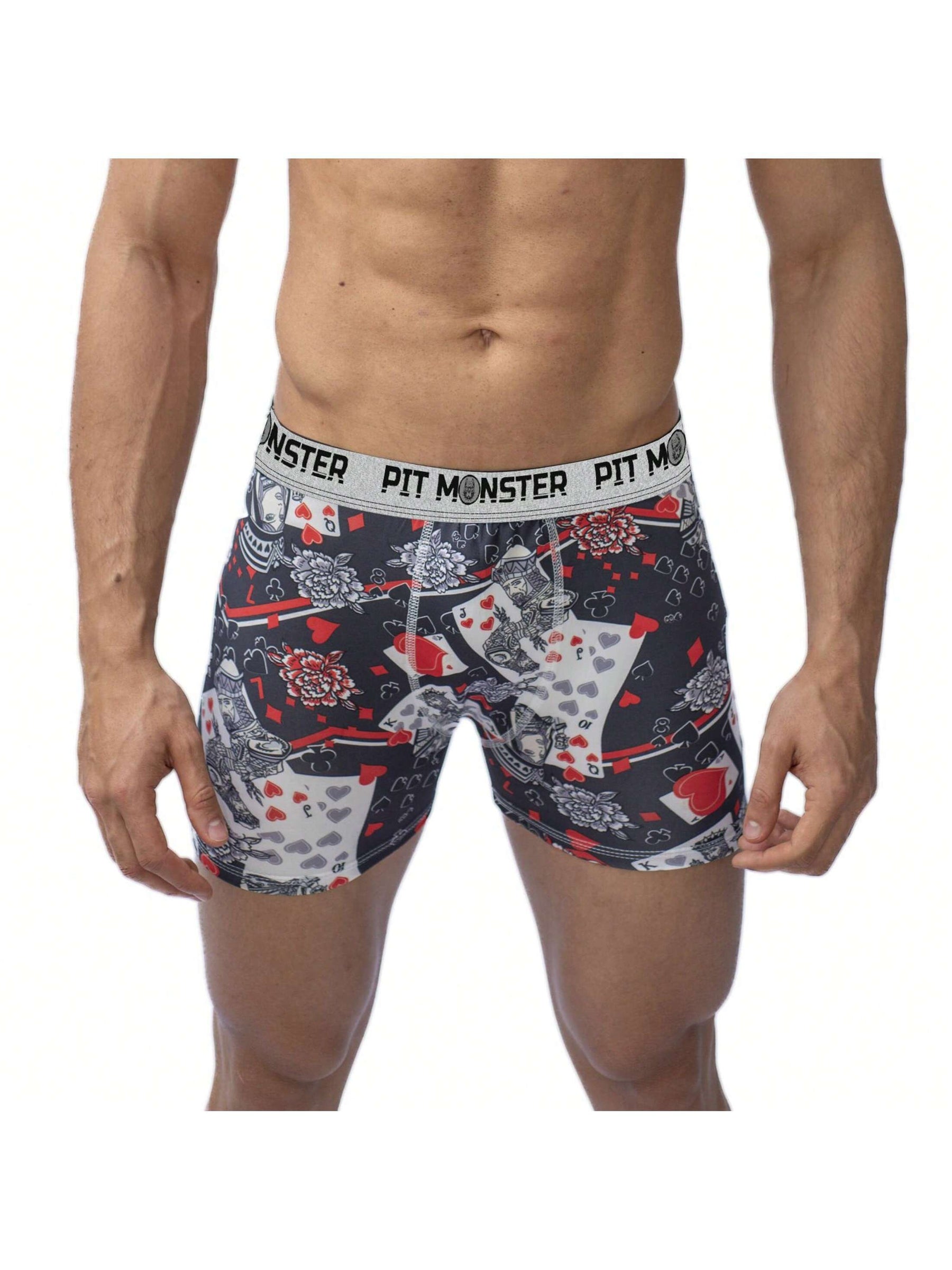 Kit 10 Cuecas Boxers Masculinas Pit Monster Loja Viego cueca cueca box Cueca Boxer Microfibra cueca masculina Kit 10 Cuecas Boxers Masculinas Pit Monster kit boxer microfibra kit camisetas masculinas kit cueca