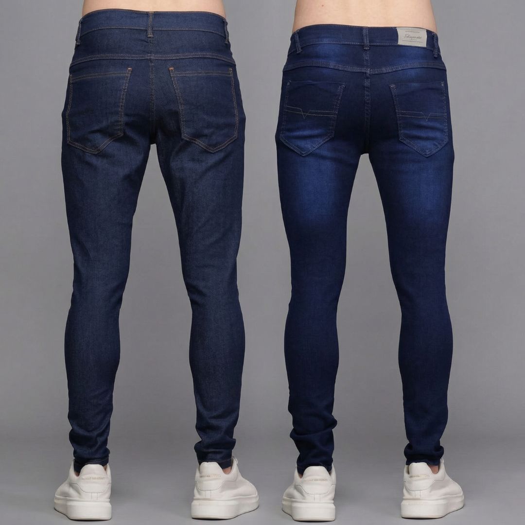 Kit 2 Calças Jeans Masculina Escura na Promoção Loja Viego