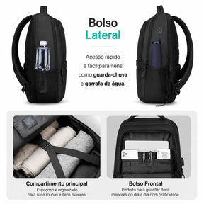 Mochila Masculina para Notebook Black Viego loja viego