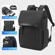 Mochila Masculina para Notebook Estilo Coreano Viego
