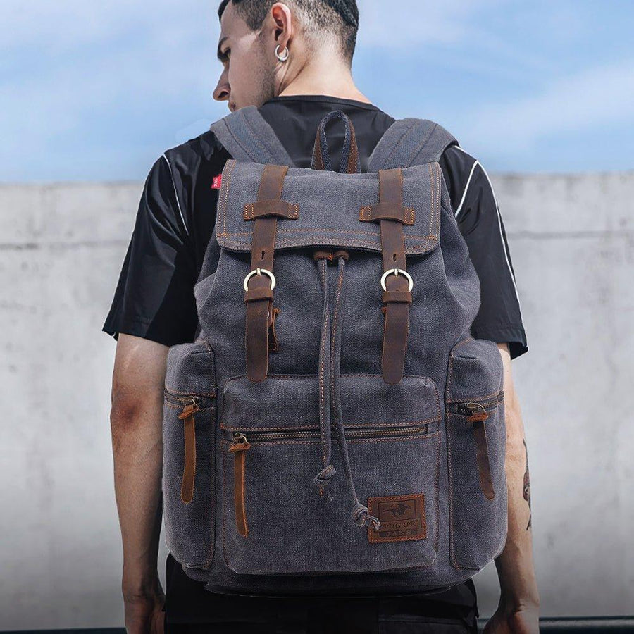 Mochila De Lona Estilo Retr Rambler mochila-de-lona-estilo-retr-rambler