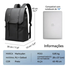 Mochila Executiva Masculina Zurique | Design Estruturado Premium Loja Viego