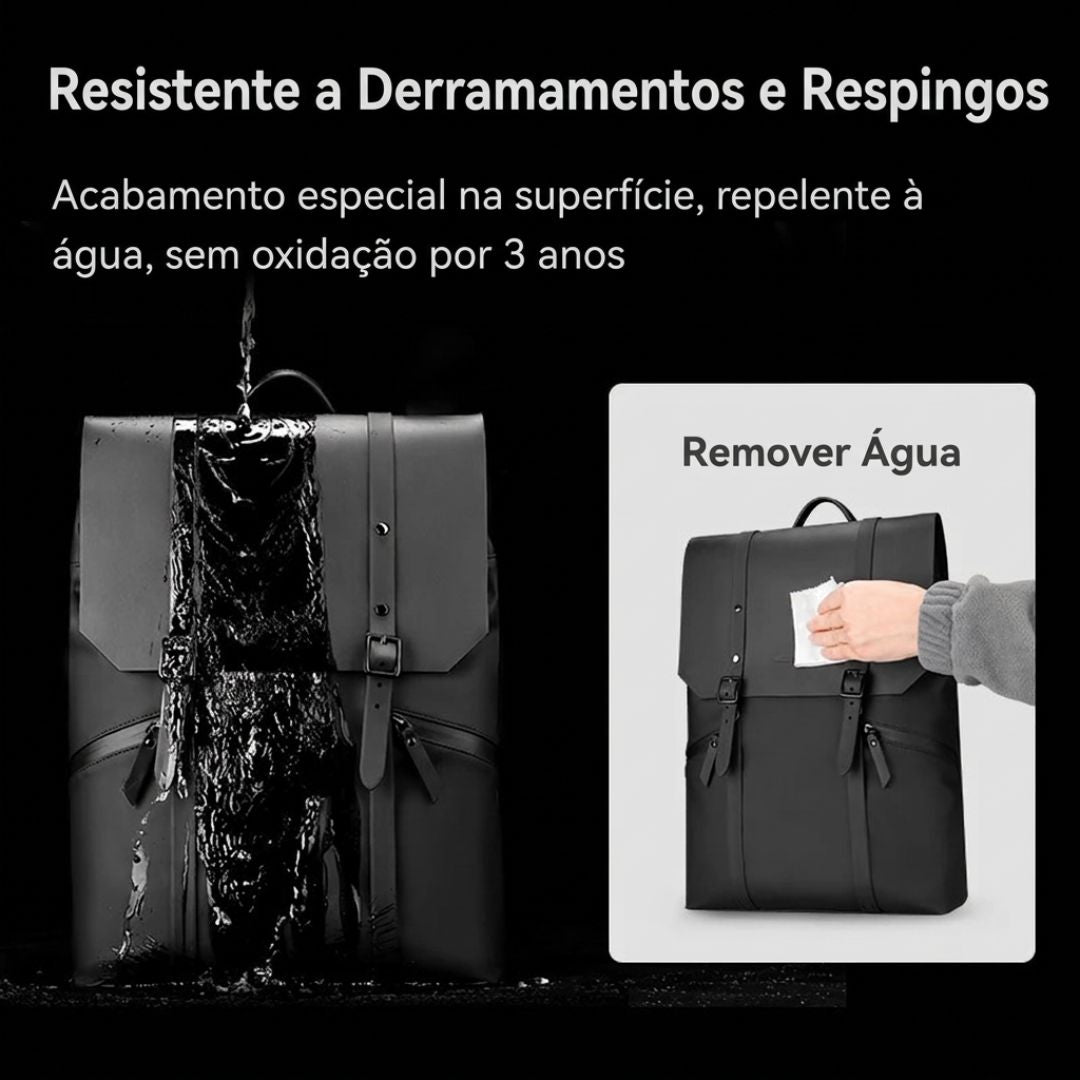 Mochila Executiva Masculina Zurique | Design Estruturado Premium Loja Viego