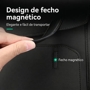Mochila Masculina Executiva para Notebook Oslo | Design Minimalista Preta Loja Viego