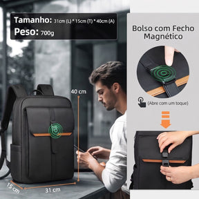 Mochila Notebook 15,6" Executiva Modelo HK Black
