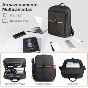 Mochila Notebook 15,6" Executiva Modelo HK Black
