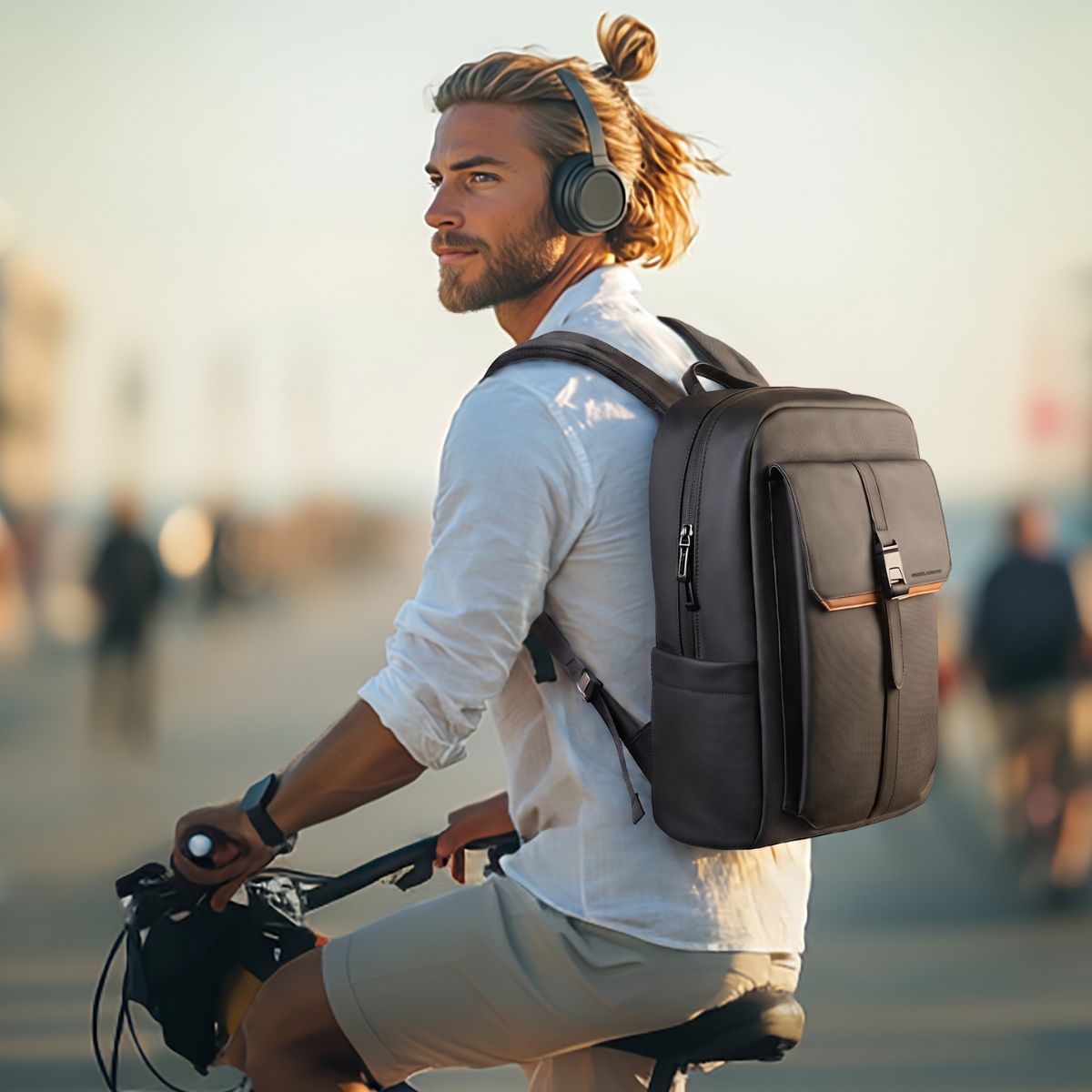 Mochila Notebook 15,6" Executiva Modelo HK Black