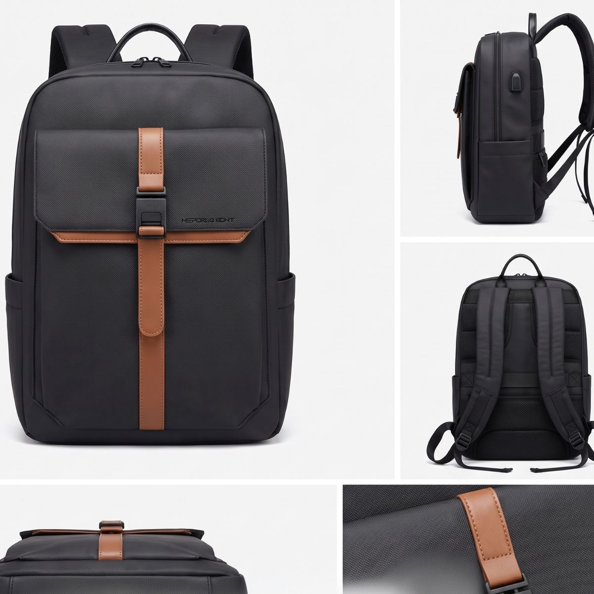 Mochila Notebook 15,6" Executiva Modelo HK Black