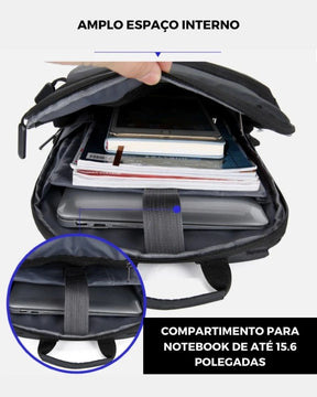 Mochila Para Notebook Modelo Slim Black loja viego mochila mochila masculina mochila notebook Mochila notebook 15.6 polegadas mochila notebook masculina mochila para homem Mochila para Notebook mochila para notebook impermeavel mochila para notebook masculina Mochila Para Notebook Modelo Slim Black