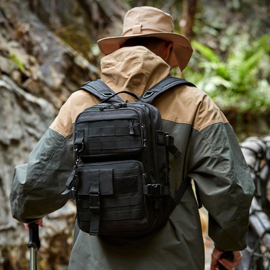 Mochila Tática Militar Assault Black Loja Viego Mochila militar mochila militar masculina Mochila para airsoft Mochila para trilha Mochila tática Mochila Tática Militar Assault Black