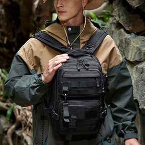 Mochila Tática Militar Assault Black Loja Viego Mochila militar mochila militar masculina Mochila para airsoft Mochila para trilha Mochila tática Mochila Tática Militar Assault Black