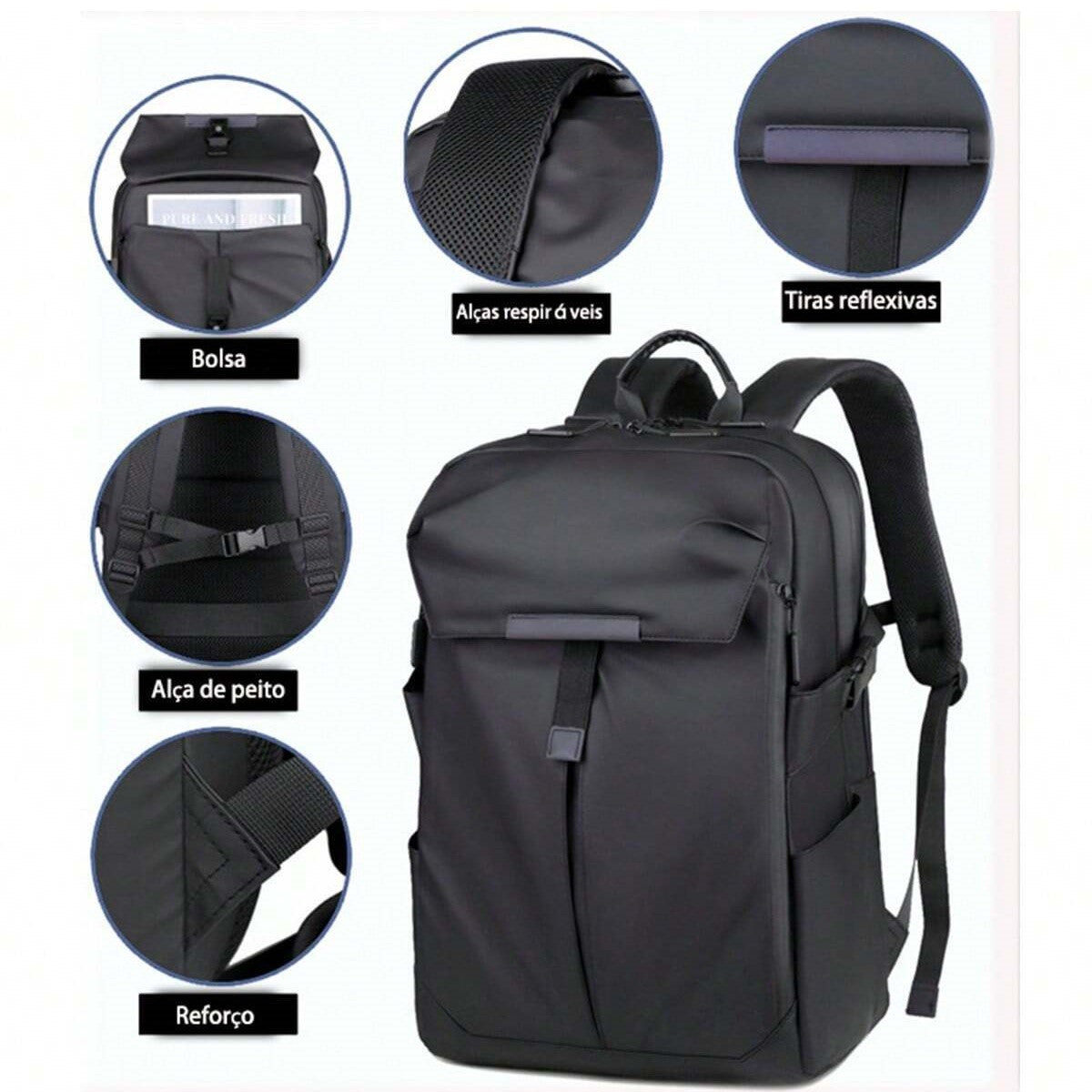 Mochila Masculina Impermeável Reforçada Viego Loja Viego mochila Mochila Impermeável Mochila Impermeável masculina mochila masculina Mochila Masculina Impermeável Reforçada Viego mochila para homem