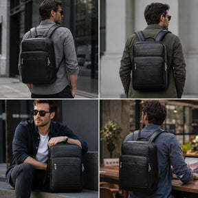 Mochila de Couro Masculina Modelo Veron Loja Viego