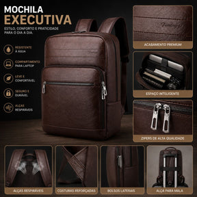 Mochila de Couro Masculina Modelo Veron Loja Viego