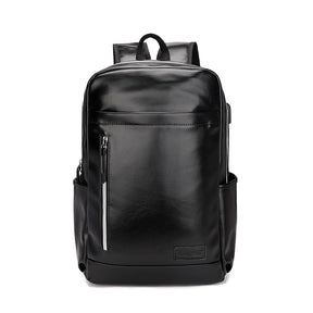 Mochila de Couro Masculino Impermeável Business Preto Loja Viego mochila couro mochila couro masculina mochila de couro mochila de couro masculino Mochila de Couro Masculino Impermeável Business mochila masculina