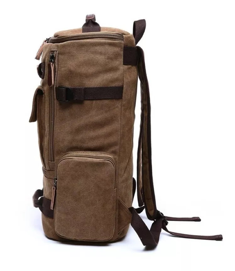 Mochila de Lona Masculina Para Notebook Clássica Loja Viego mochila mochila de lona mochila de lona masculina Mochila de Lona Masculina Para Notebook Clássica mochila em lona reforcada mochila lona impermeavel mochila masculina