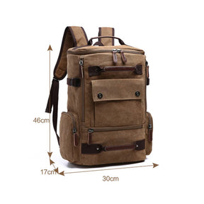 Mochila de Lona Masculina Para Notebook Clássica Loja Viego mochila mochila de lona mochila de lona masculina Mochila de Lona Masculina Para Notebook Clássica mochila em lona reforcada mochila lona impermeavel mochila masculina