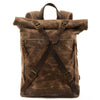 Mochila de Lona Masculina Vintage Rústica