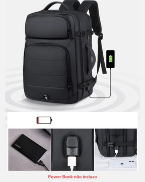 Mochila Para Notebook USB Modelo Infinity Black loja viego mochila mochila Expansível mochila masculina mochila notebook Mochila notebook 15.6 polegadas mochila notebook masculina mochila para homem Mochila para Notebook mochila para notebook impermeavel mochila para notebook masculina Mochila Para Notebook USB Modelo Infinity Black