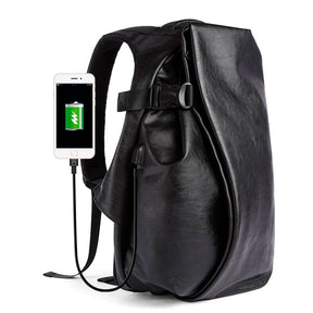 Mochilas de Couro Masculina Impermeável Vintage Preto Loja Viego mochila vintage Mochilas de Couro Masculina Mochilas de Couro Masculina Impermeável Vintage Mochilas de Couro Vintage