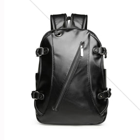 Mochila de Couro Masculina TrekKing Preto Loja Viego mochila couro mochila de couro Mochila de Couro Masculina TrekKing mochila de couro masculino Mochila De Couro Masculino Casual mochila masculina