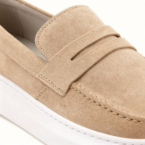 Sapato Mocassim Masculino Loafer Areia Viego